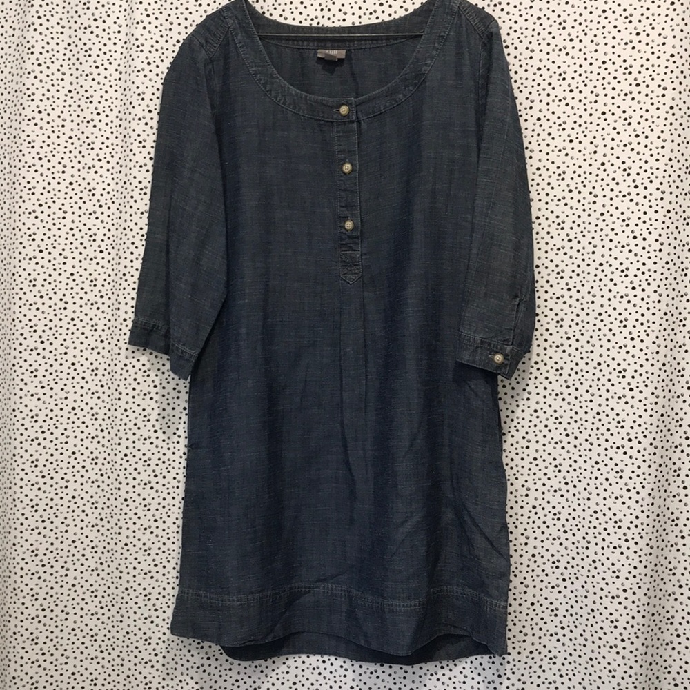 J. Jill Casual Denim dress with Pockets